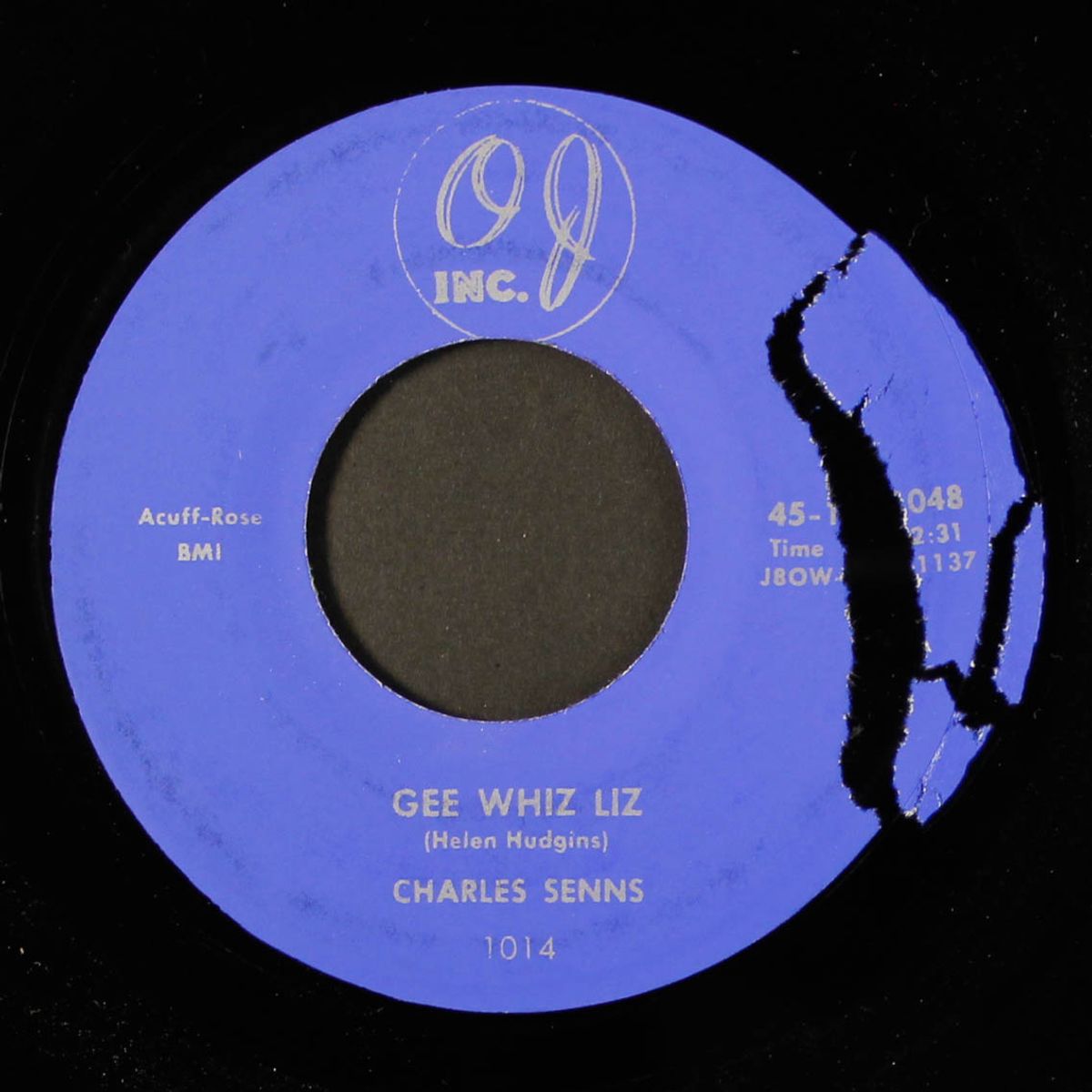 gee whiz liz / dig me a crazy record by CHARLES SENNS