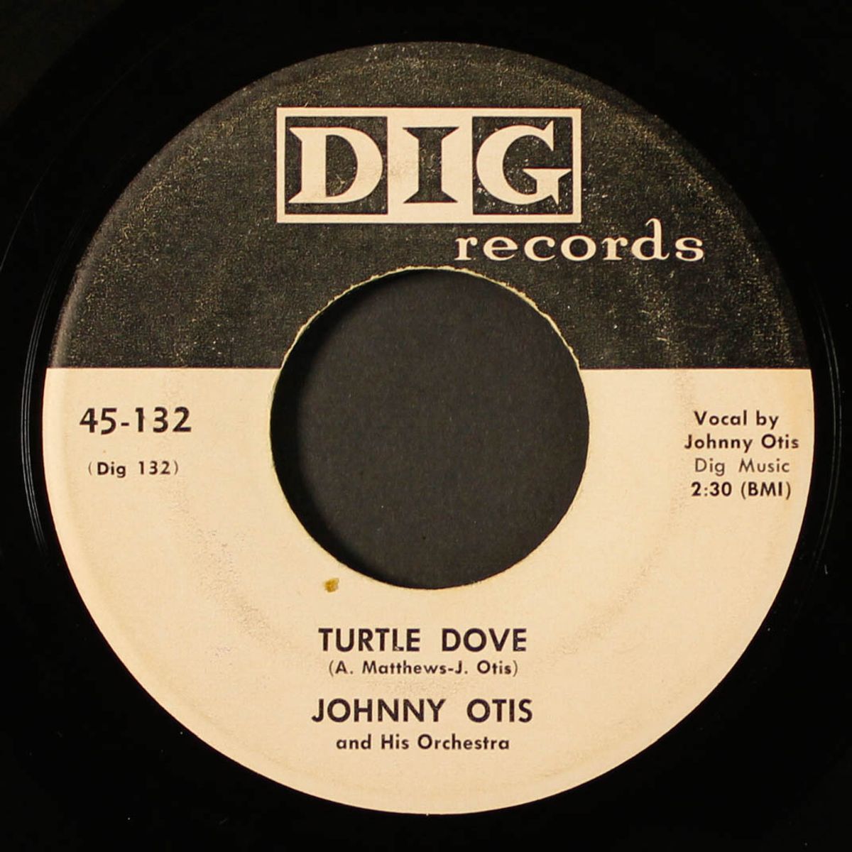 turtle dove / my eyes are full of tears by JOHNNY OTIS