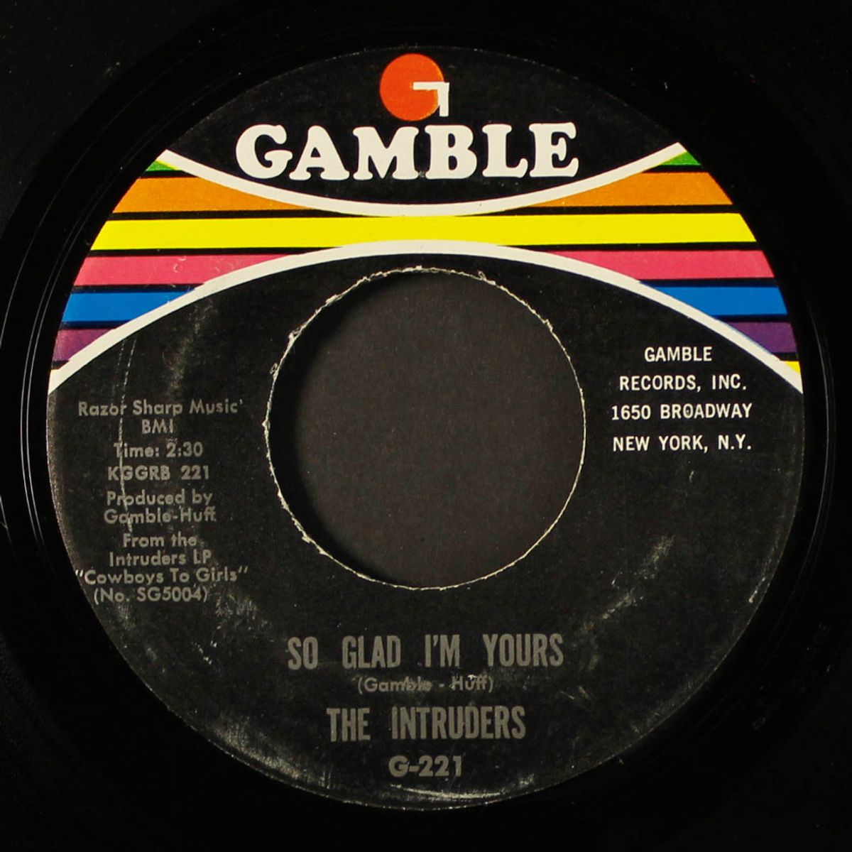 slow drag / so glad i'm yours by INTRUDERS