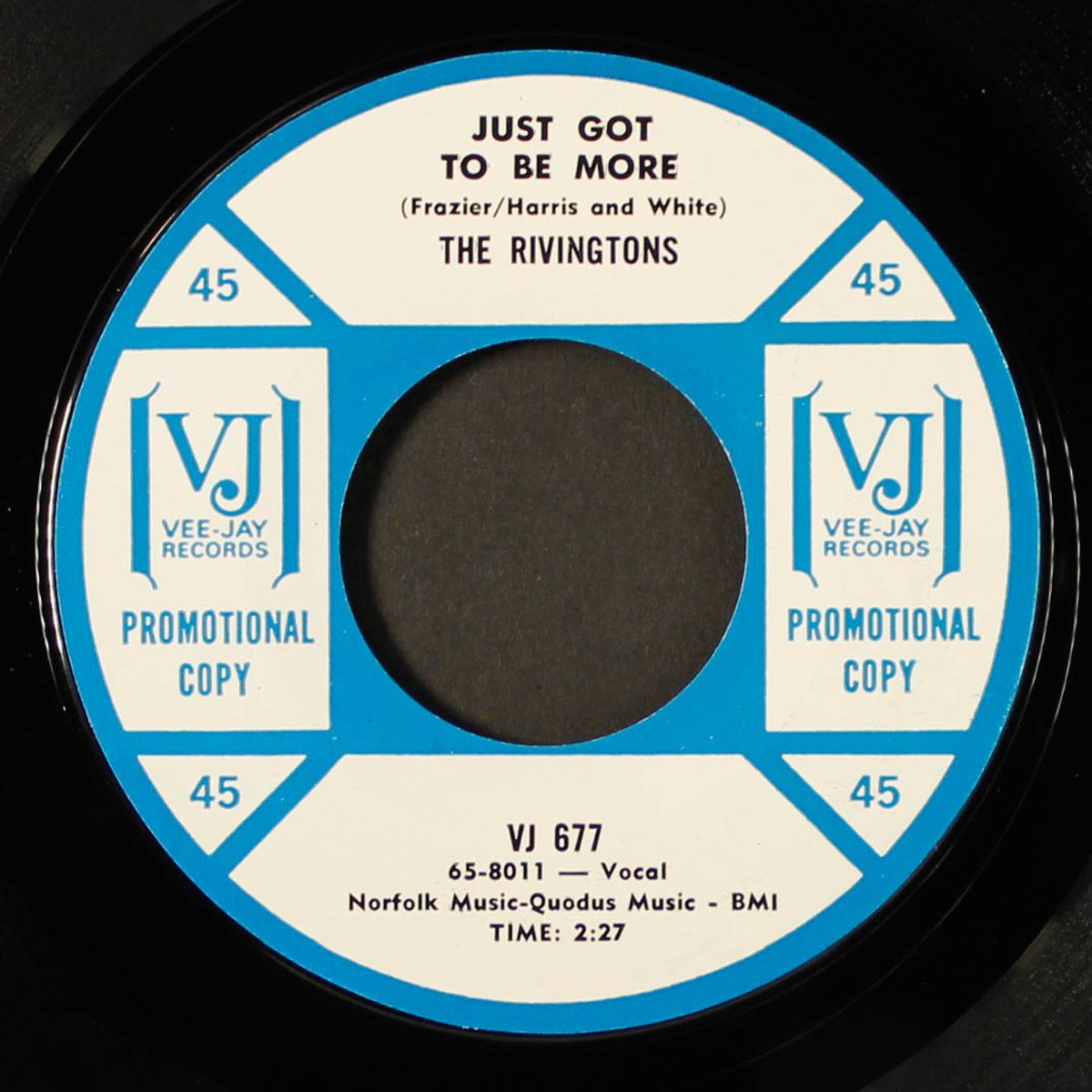 just got to be more / the willy by RIVINGTONS