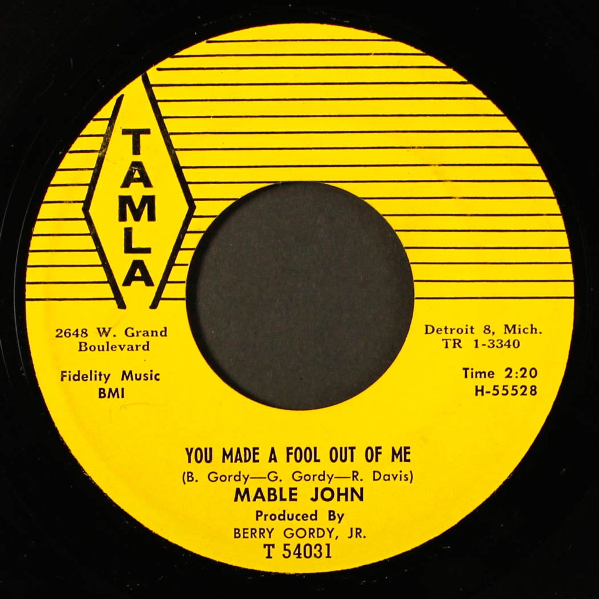 who wouldn't love a man like that / you made a fool out of me by MABLE JOHN