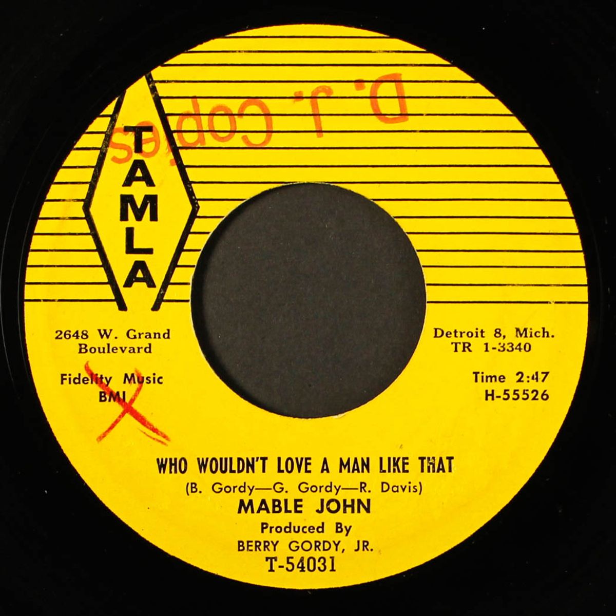 who wouldn't love a man like that / you made a fool out of me by MABLE JOHN