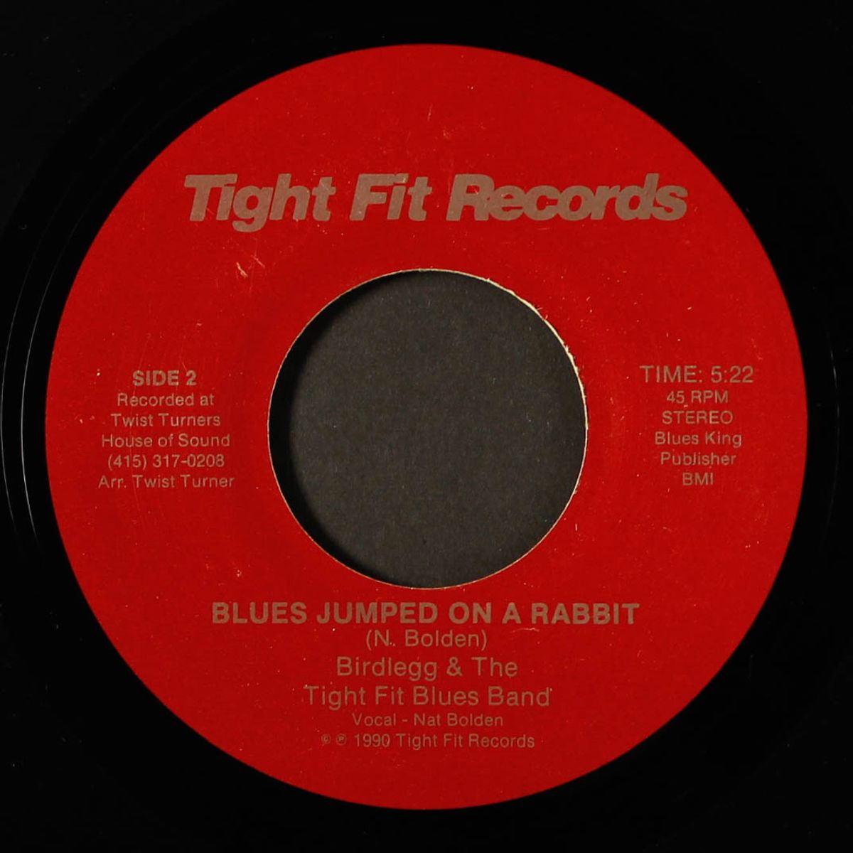 good time blues / blues jumped on a rabbit by BIRDLEGG & TIGHT FIT BLUES BAND