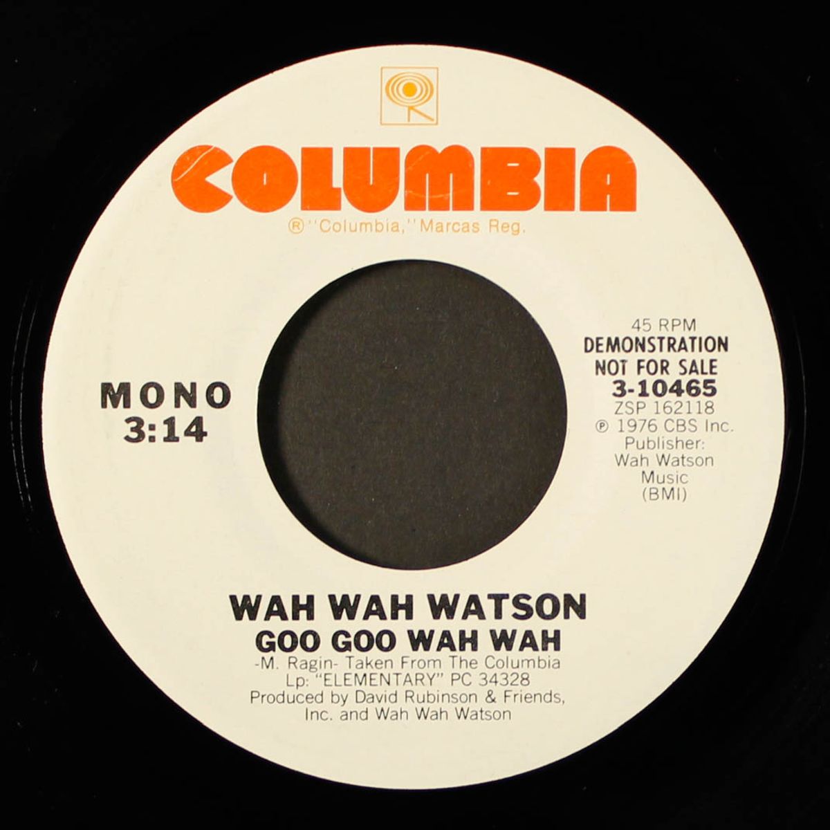 goo goo wah wah / my love for you comes and goes by WAH WAH WATSON