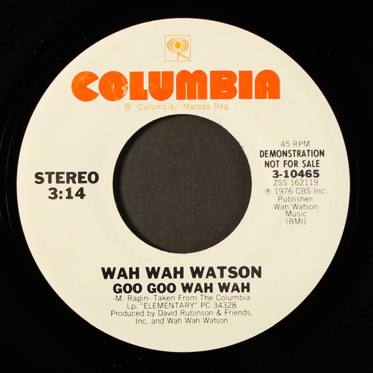 goo goo wah wah / my love for you comes and goes by WAH WAH WATSON