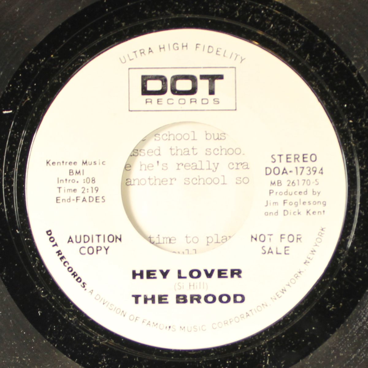 hey lover / ride the bus by BROOD