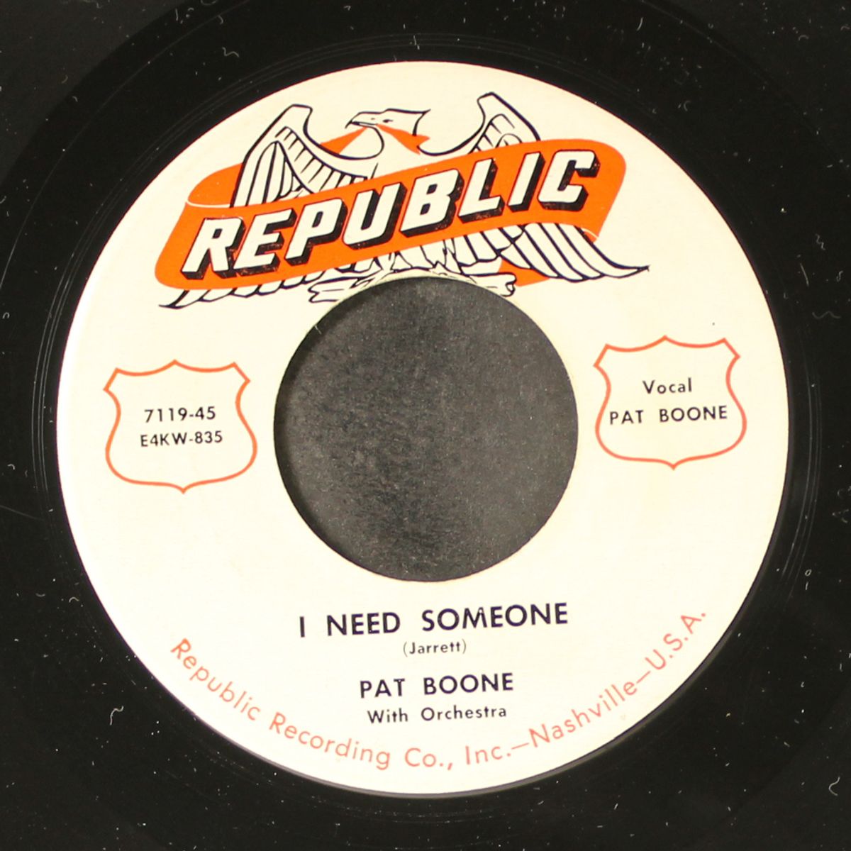 i need someone by PAT BOONE