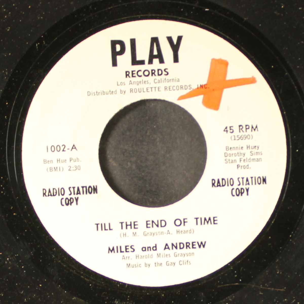 till the end of time / crazy mix-up feeling by MILES & ANDREW