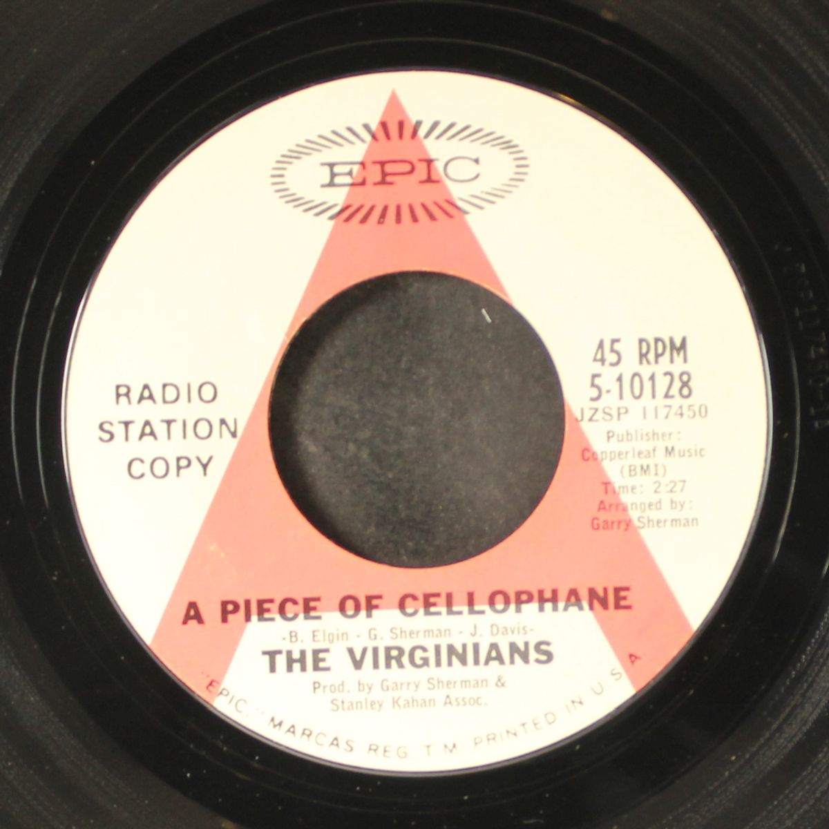 a piece of cellophane / looking ahead by VIRGINIANS