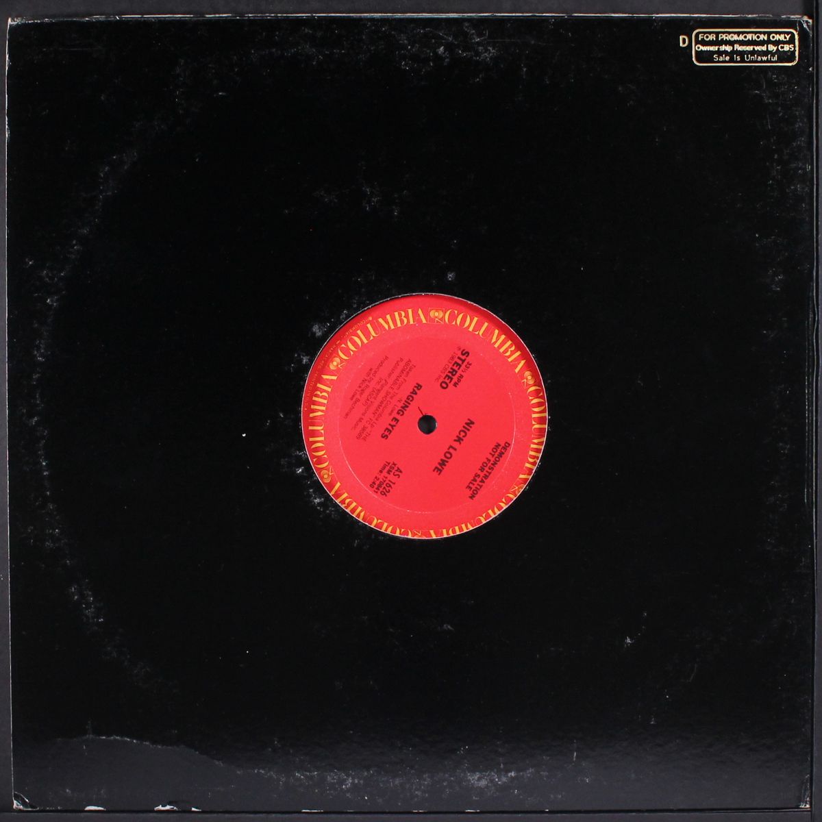 raging eyes / same by NICK LOWE