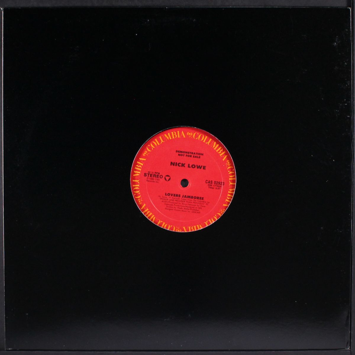 lovers jamboree / same by NICK LOWE