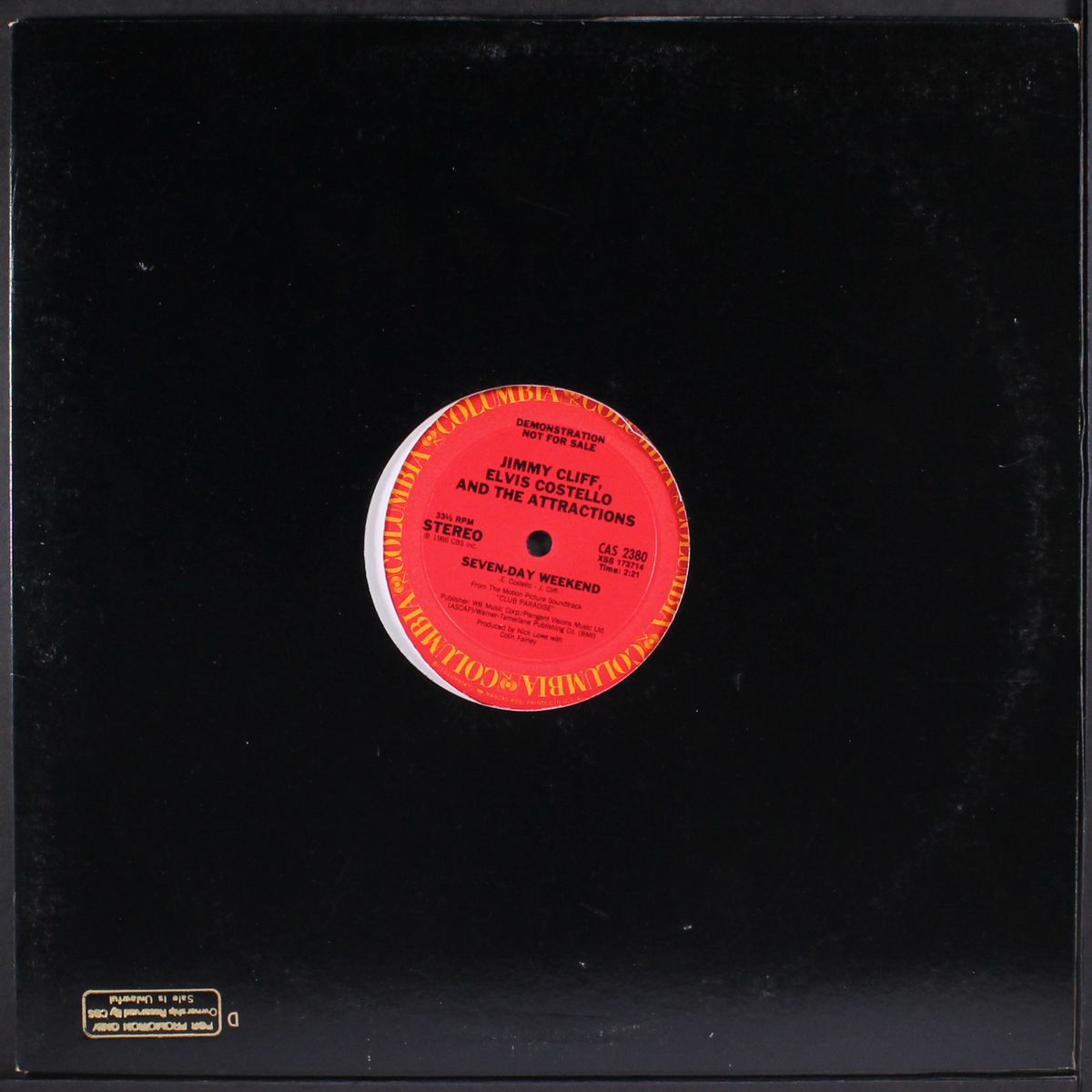 seven-day weekend by JIMMY CLIFF & ELVIS COSTELLO