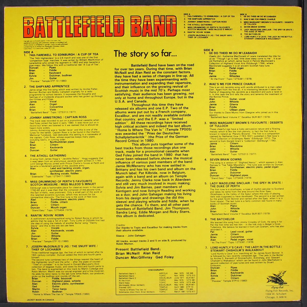 the story so far... by BATTLEFIELD BAND