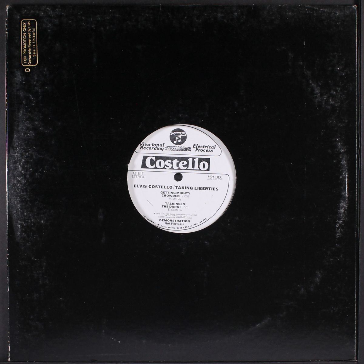 taking liberties sampler by ELVIS COSTELLO