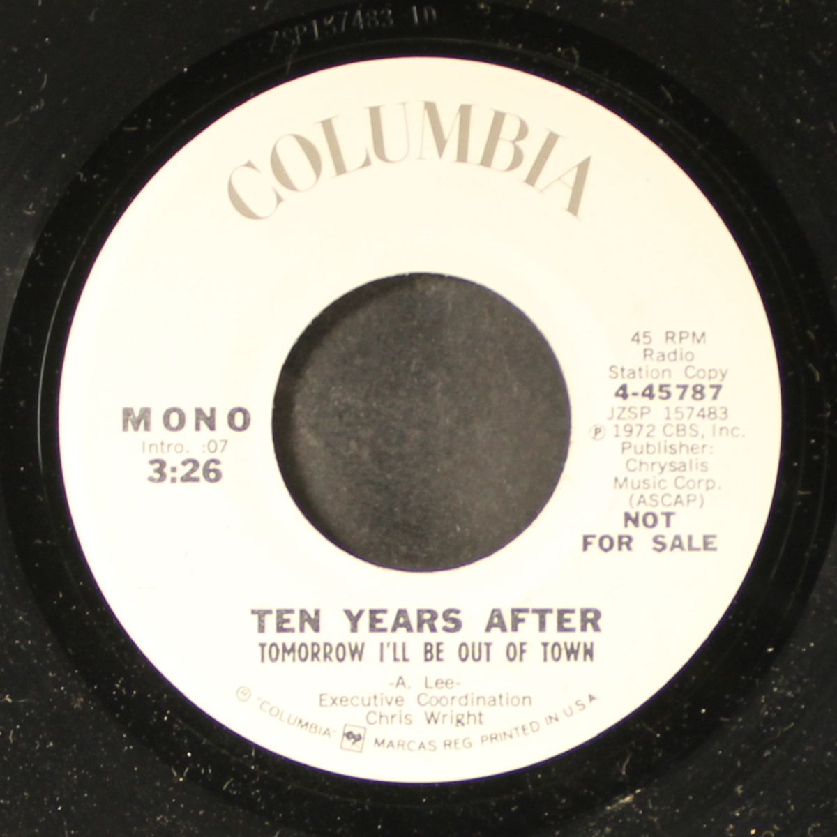 tomorrow i'll be out of town / mono by TEN YEARS AFTER