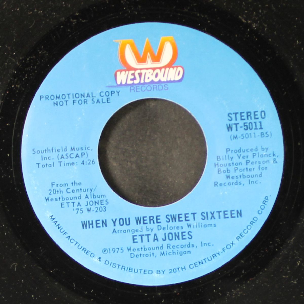 i think i'll tell him / when you were sweet sixteen by ETTA JONES