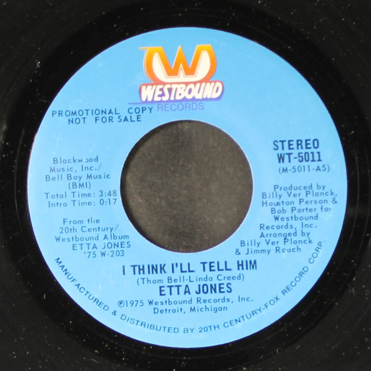 i think i'll tell him / when you were sweet sixteen by ETTA JONES