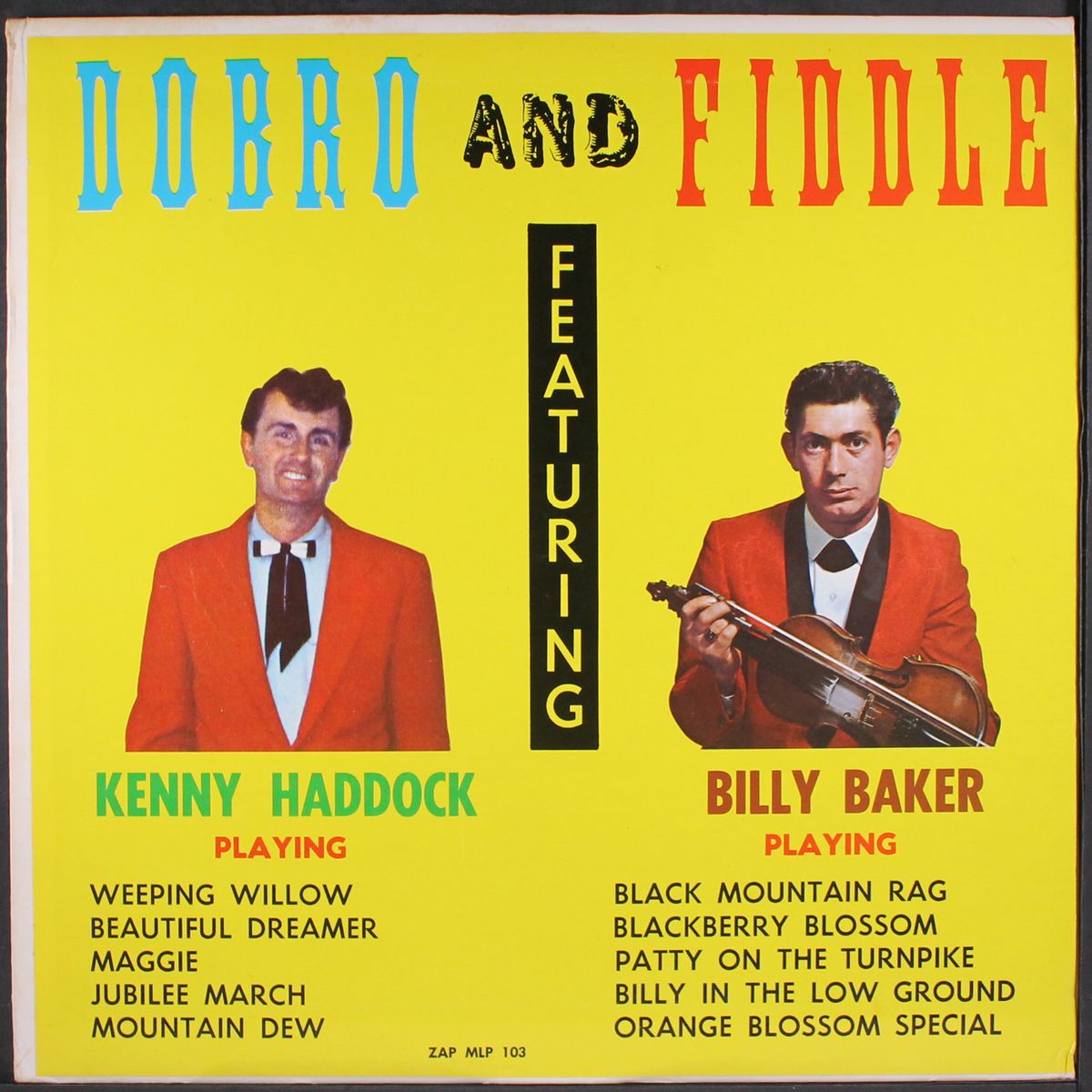 dobro and fiddle by KENNY HADDOCK & BILLY BAKER