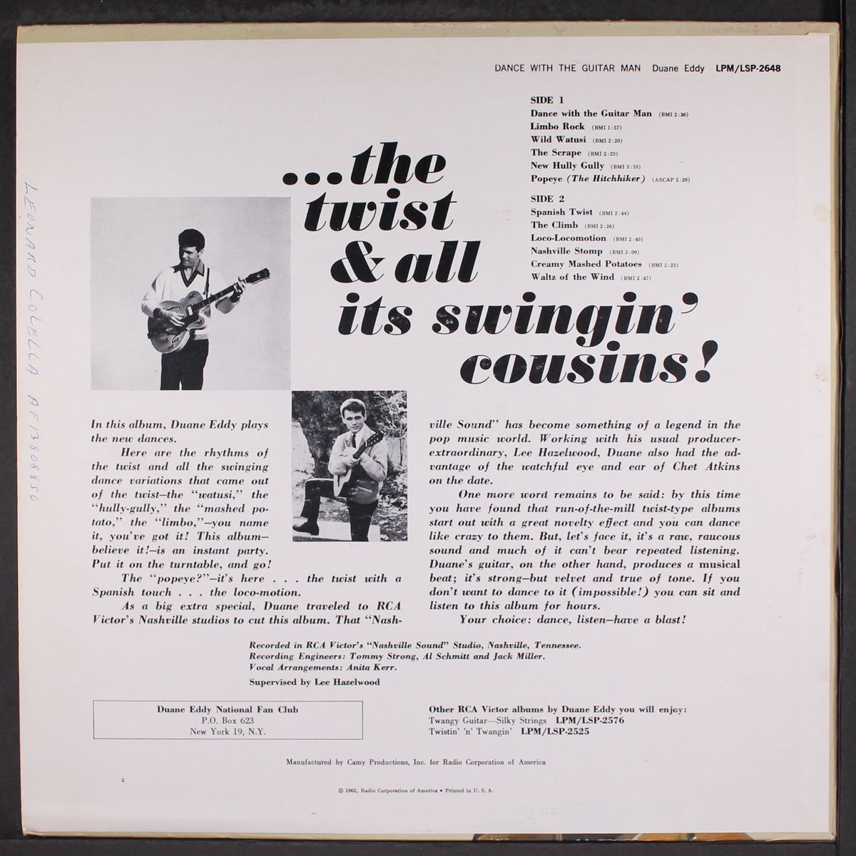 dance with the guitar man by DUANE EDDY