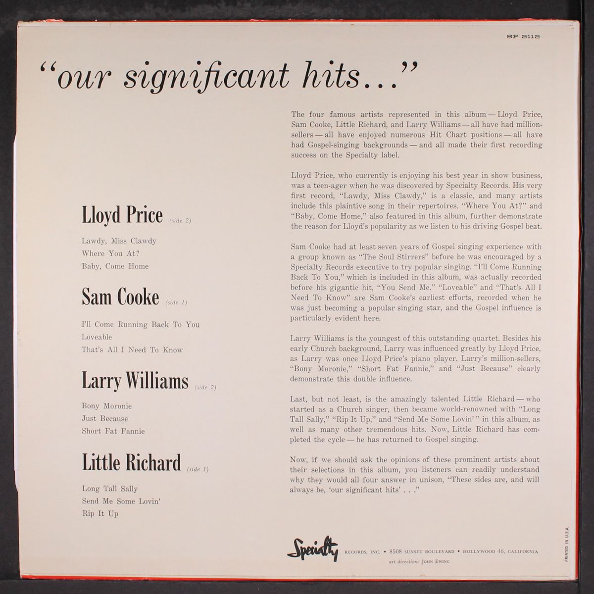 our significant hits by VARIOUS