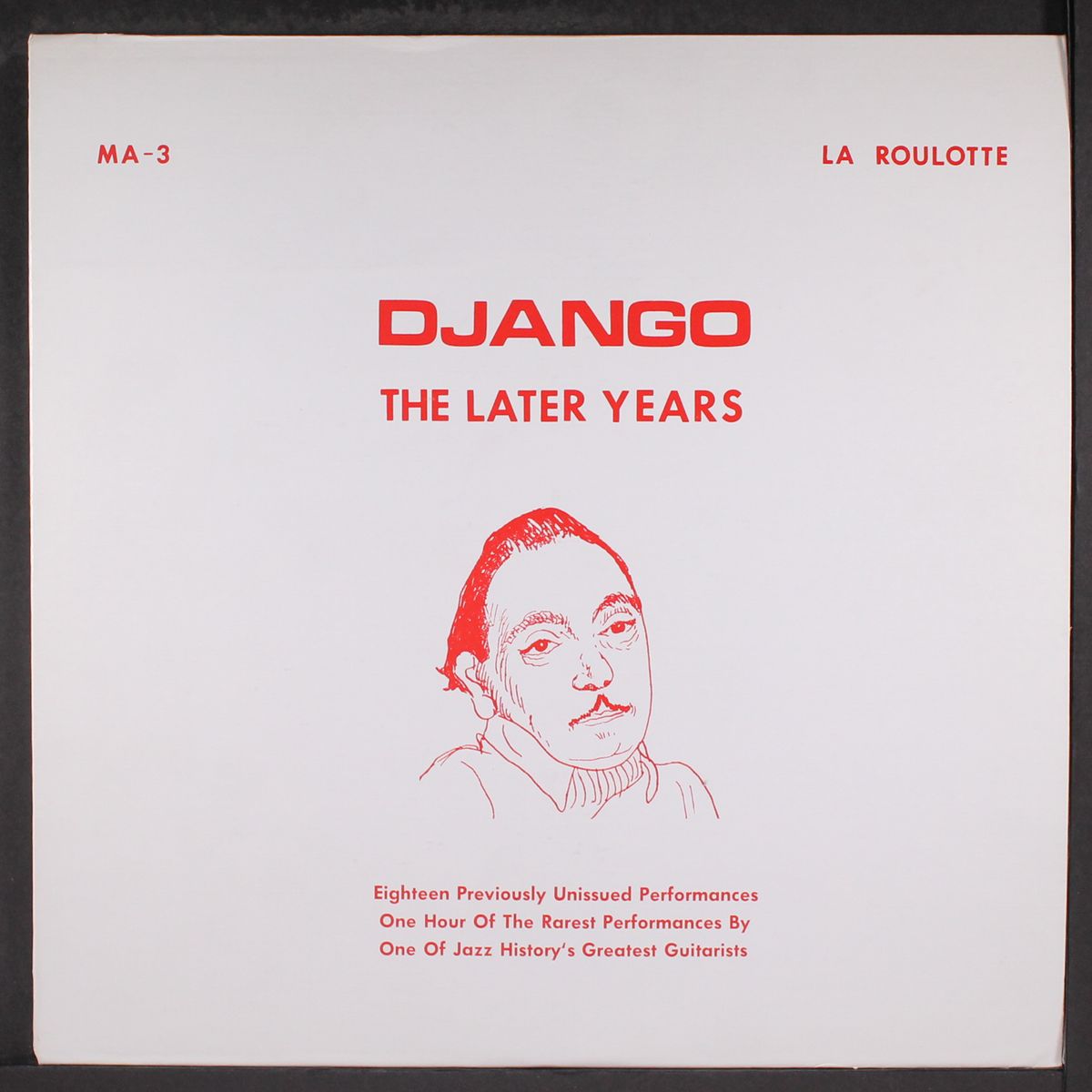 the later years by DJANGO REINHARDT