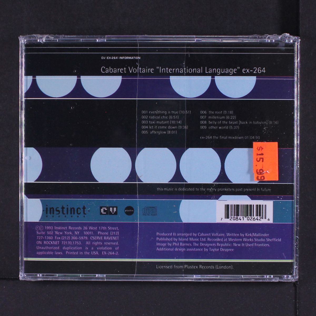 international language by CABARET VOLTAIRE