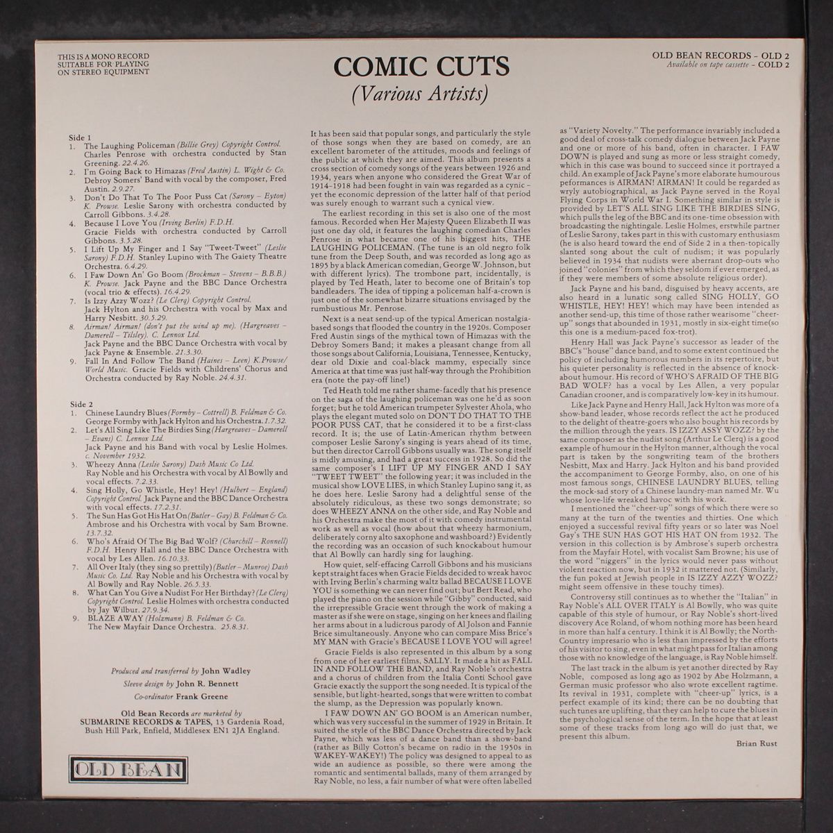 comic cuts by VARIOUS