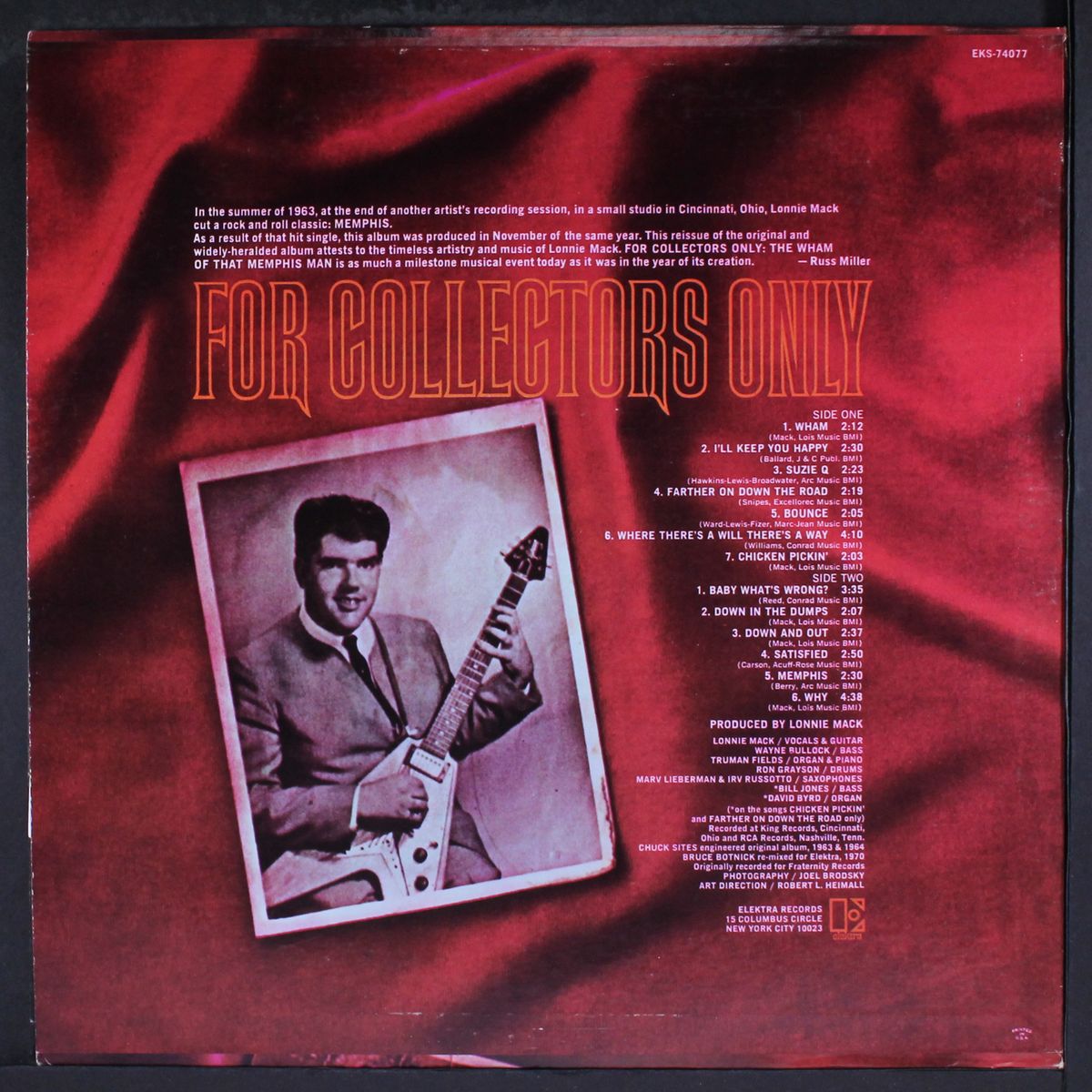 for collectors only by LONNIE MACK