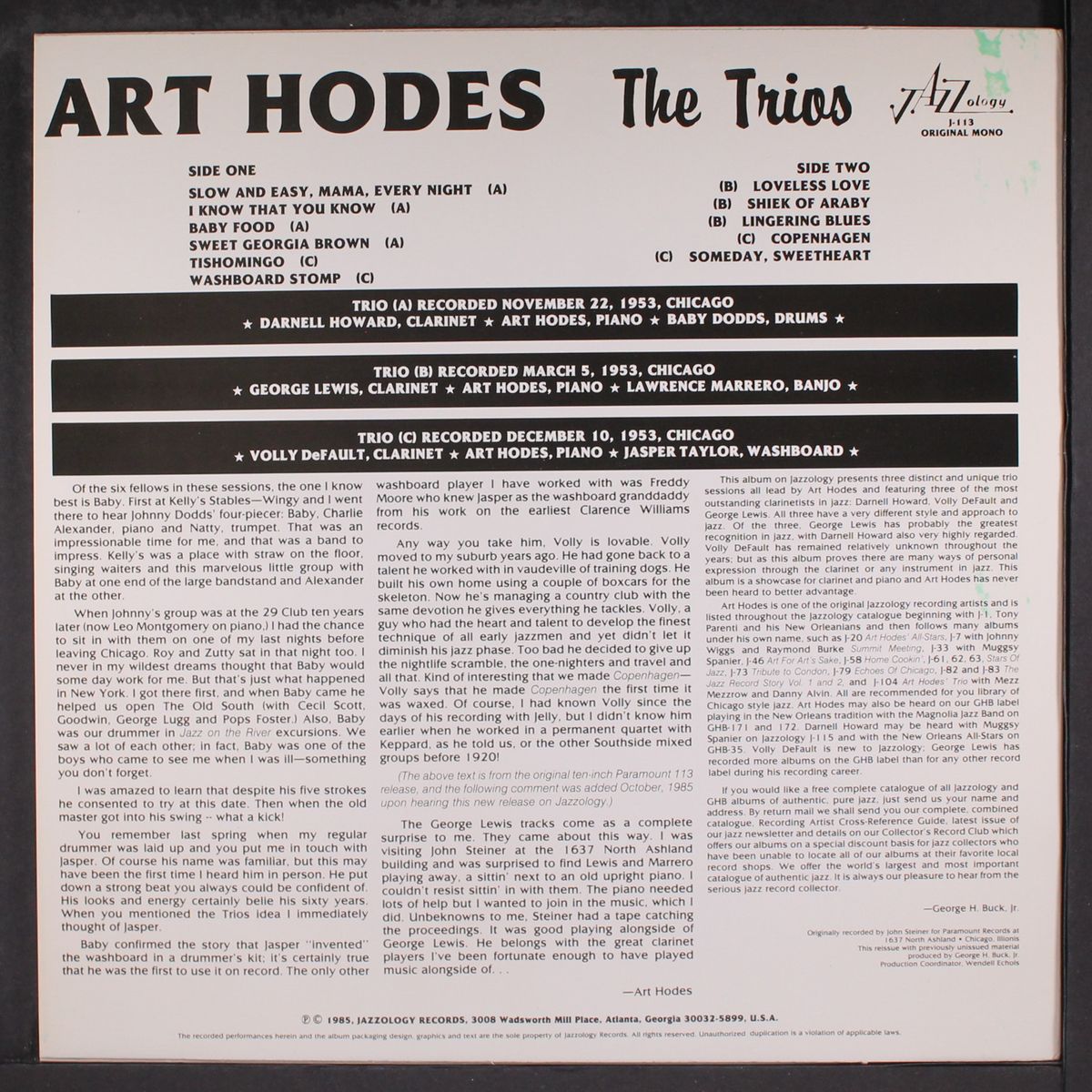 the trios by ART HODES