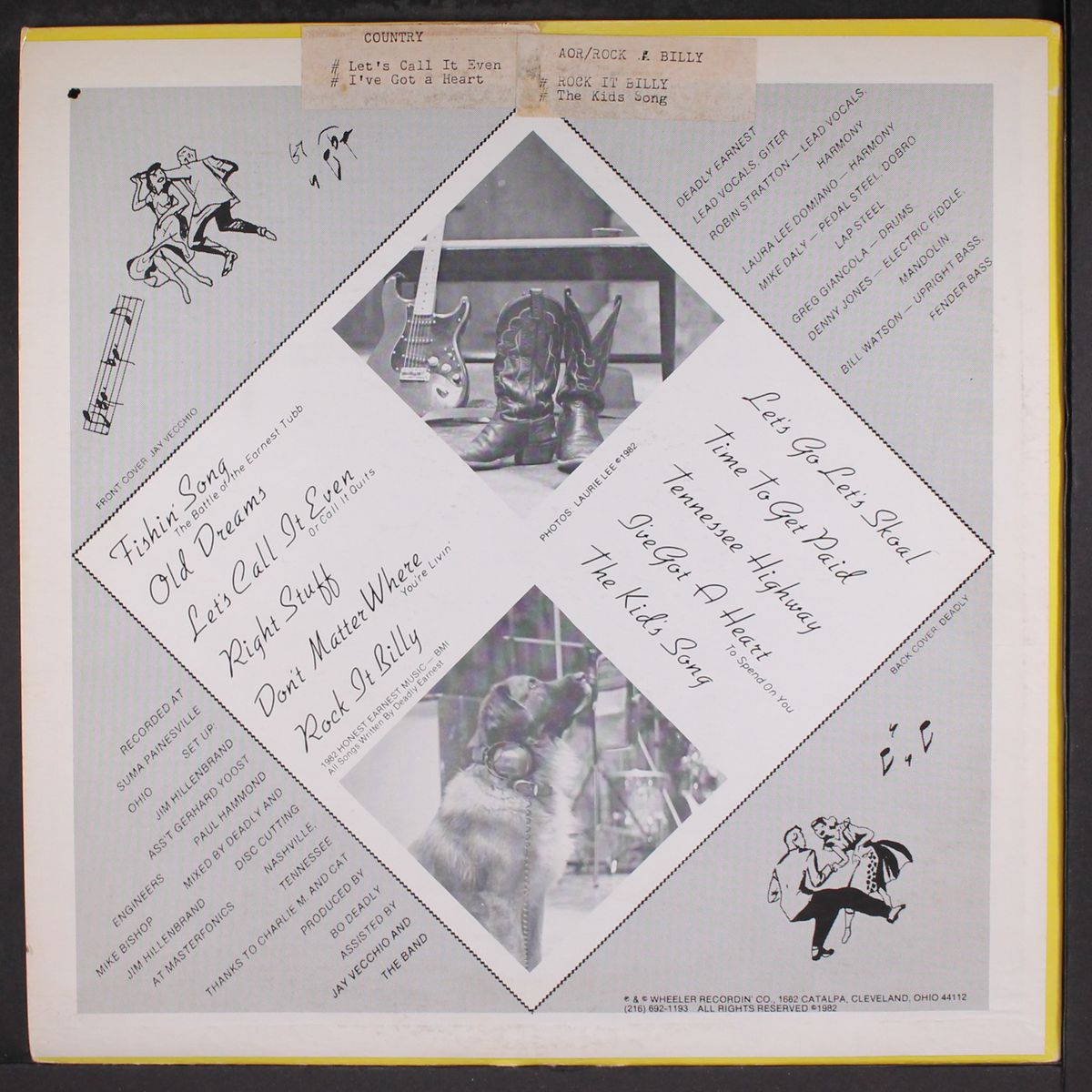 dance to by DEADLY EARNEST & HONKY TONK HEROES