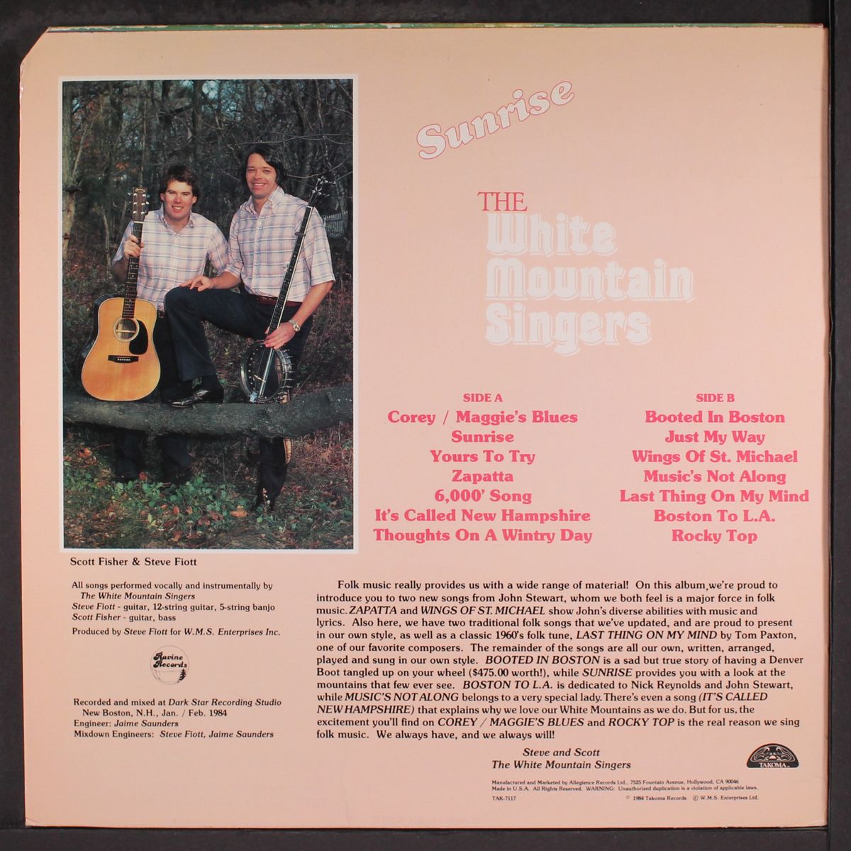 sunrise by WHITE MOUNTAIN SINGERS