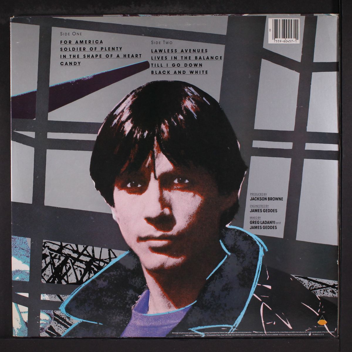 lives in the balance by JACKSON BROWNE