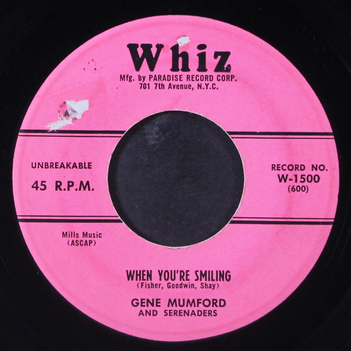 please give me one more chance / when you're smiling by GENE MUMFORD & SERENADERS