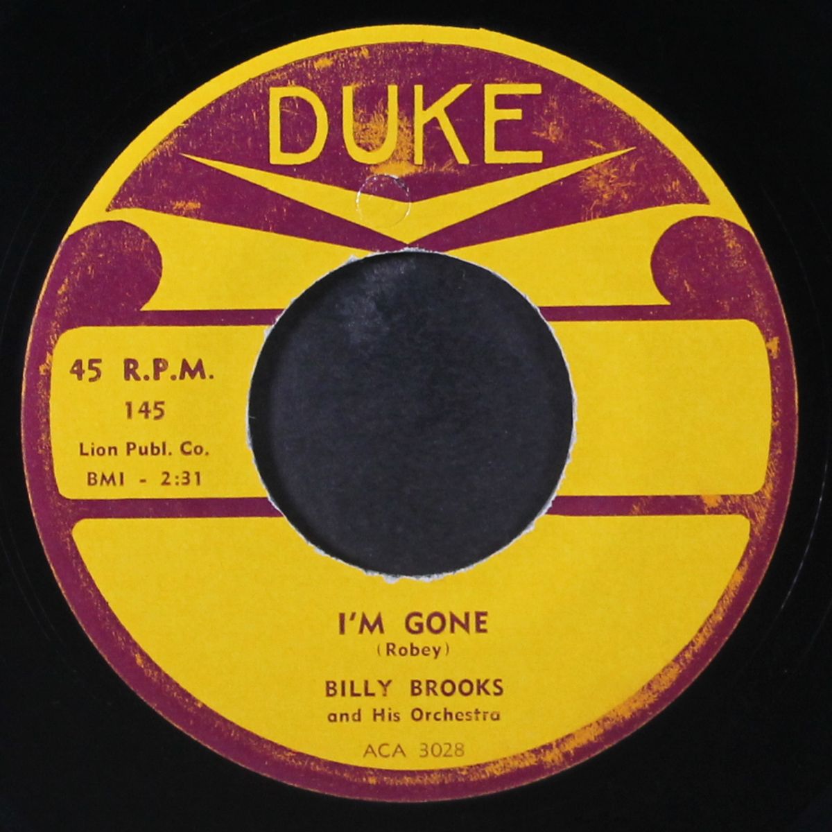 donna / i'm gone by BILLY BROOKS