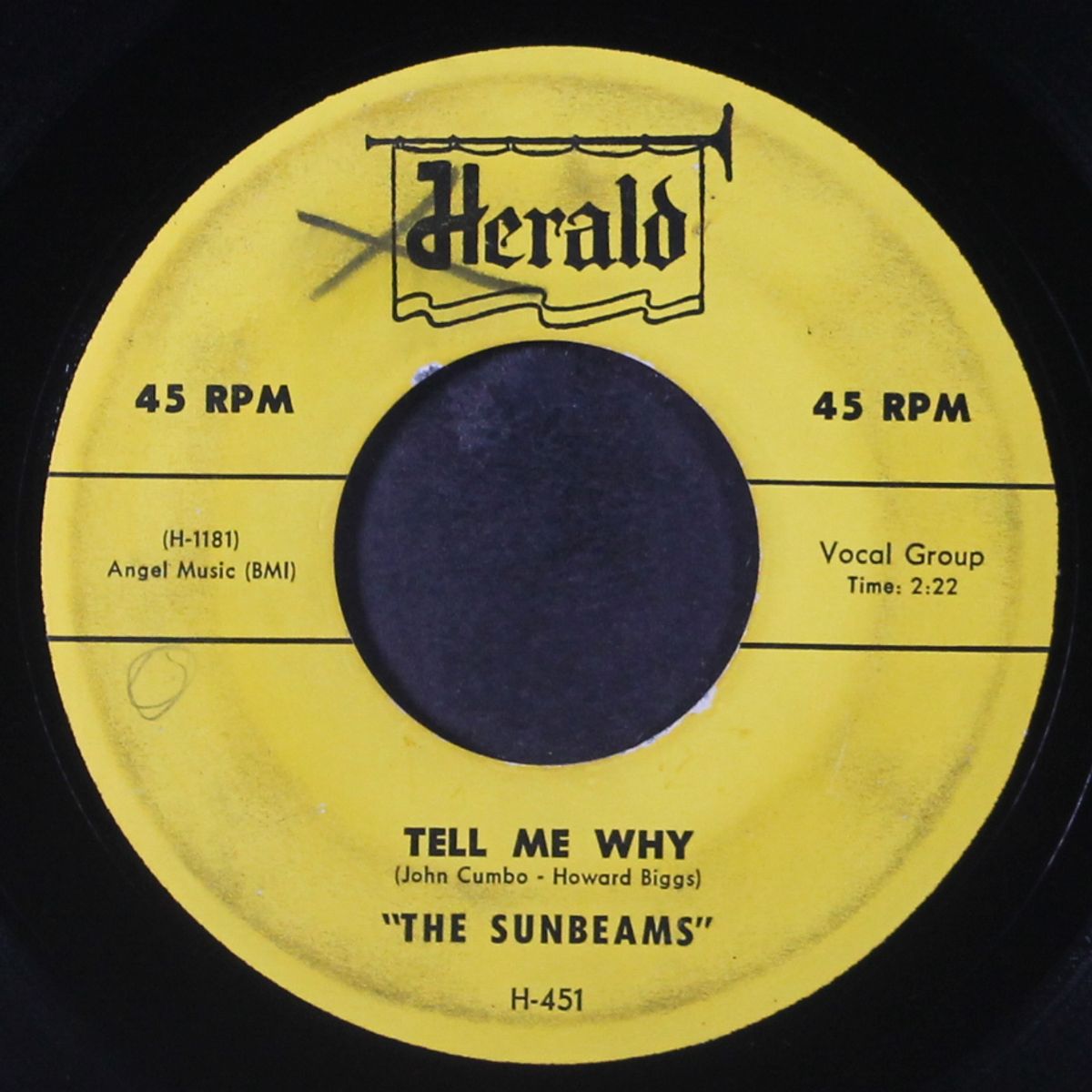 tell me why / come back baby by SUNBEAMS