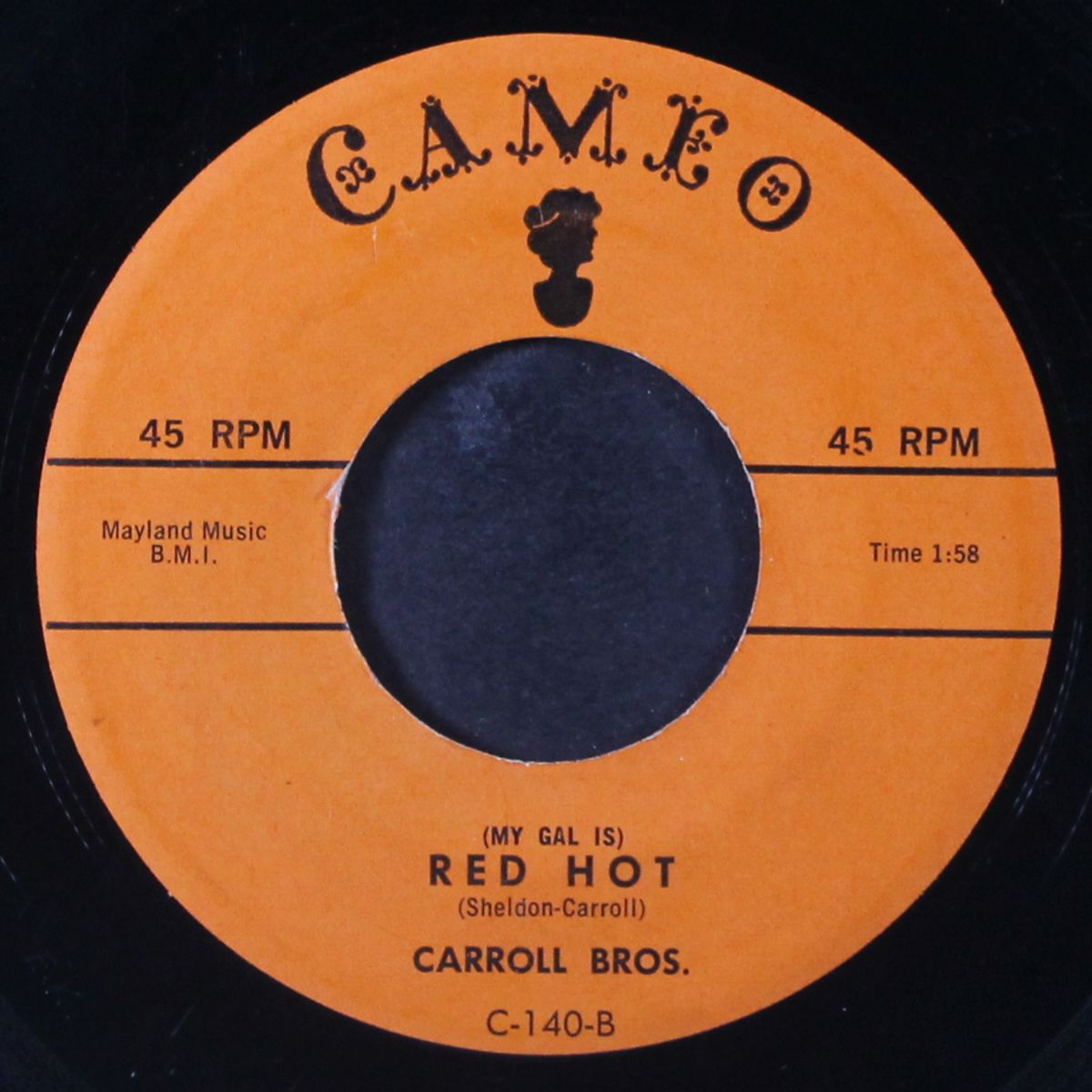 my gal is red hot / dearly beloved by CARROLL BROTHERS