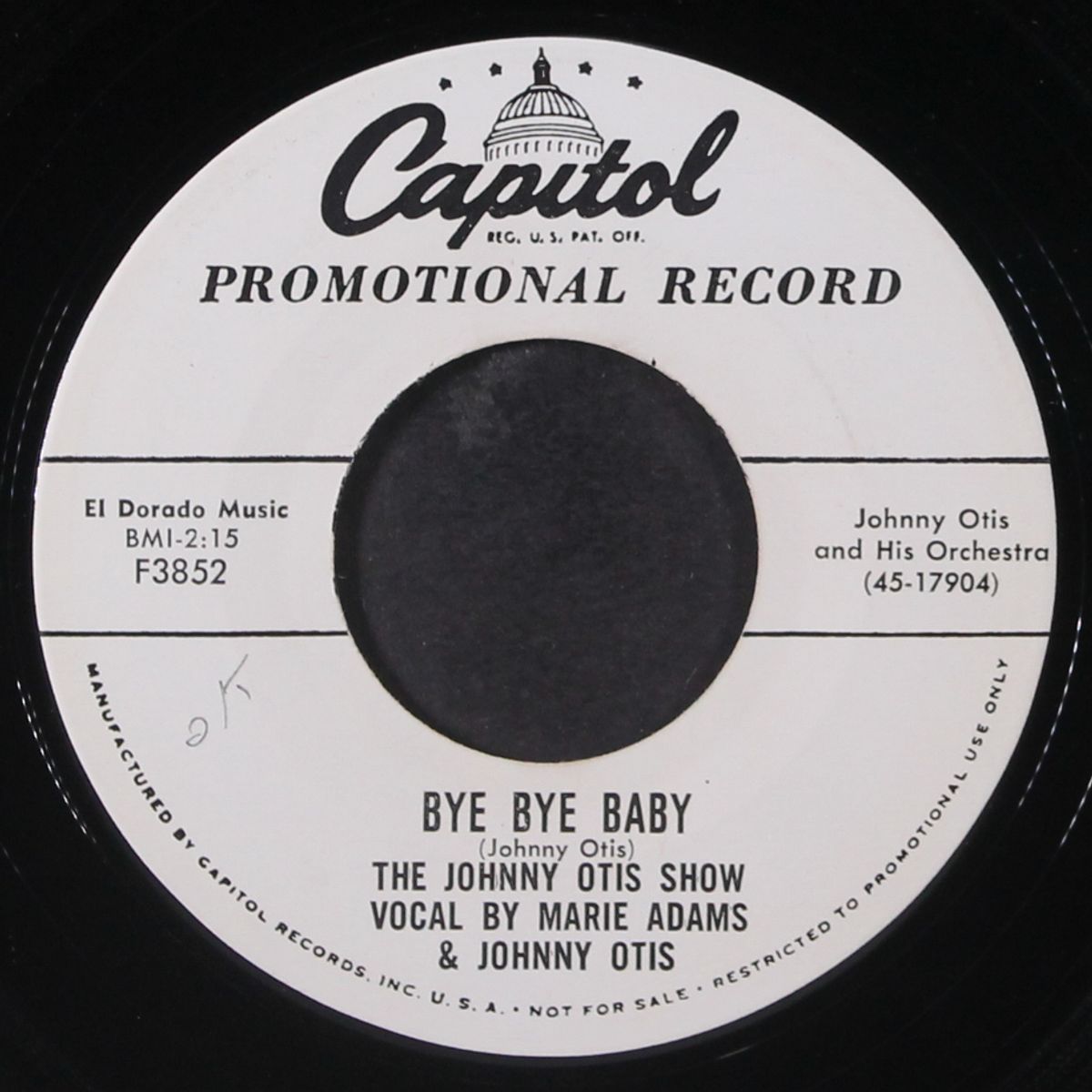 good golly / bye bye baby by JOHNNY OTIS SHOW