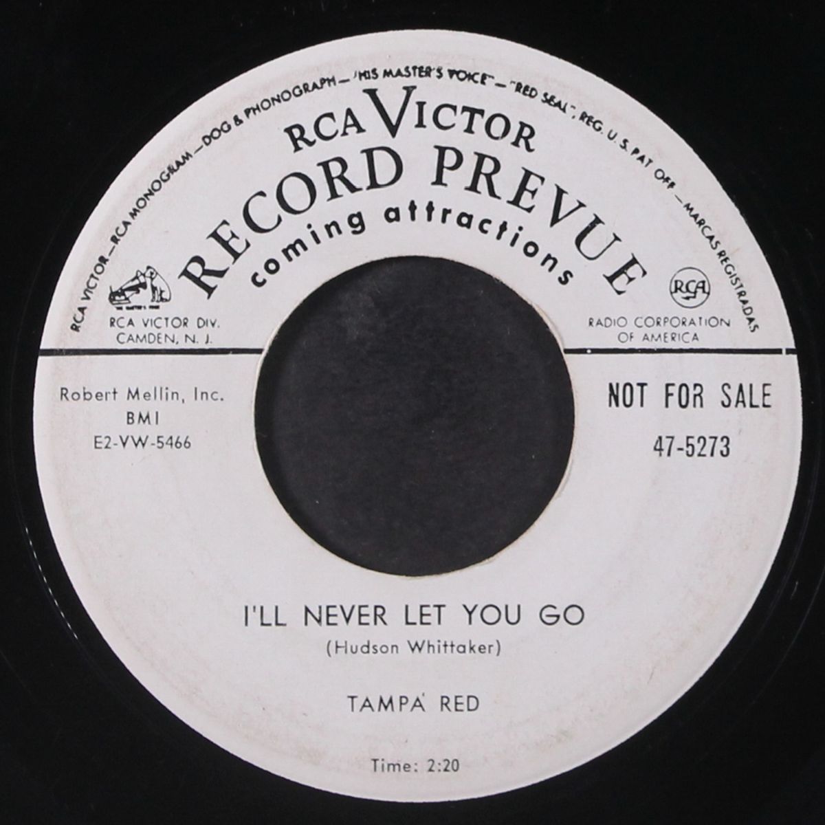 got a mind to leave this town / i'll never let you go by TAMPA RED