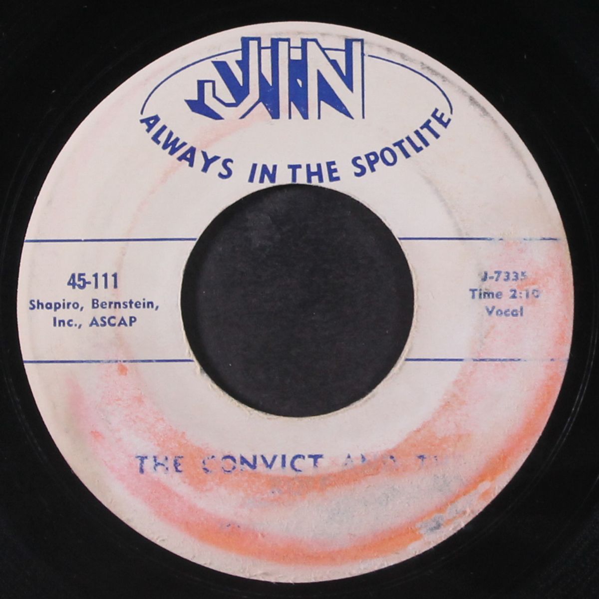 lonely days, lonely nights / the convict & the rose by JOHNNIE ALLAN & KRAZY KATS