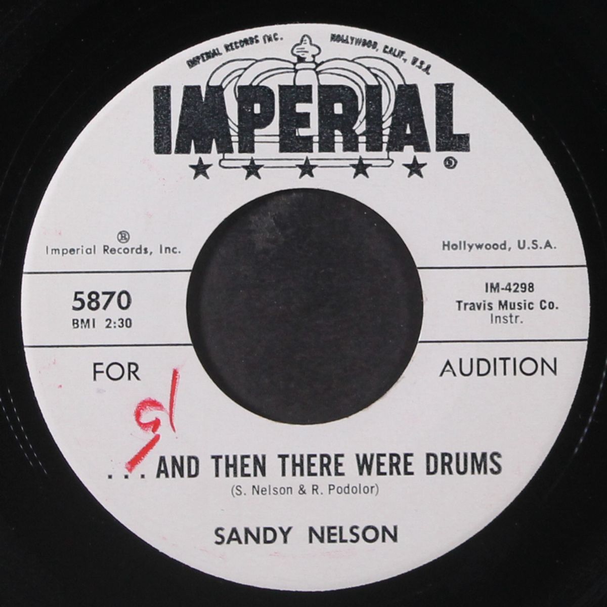 and then there were drums / live it up by SANDY NELSON