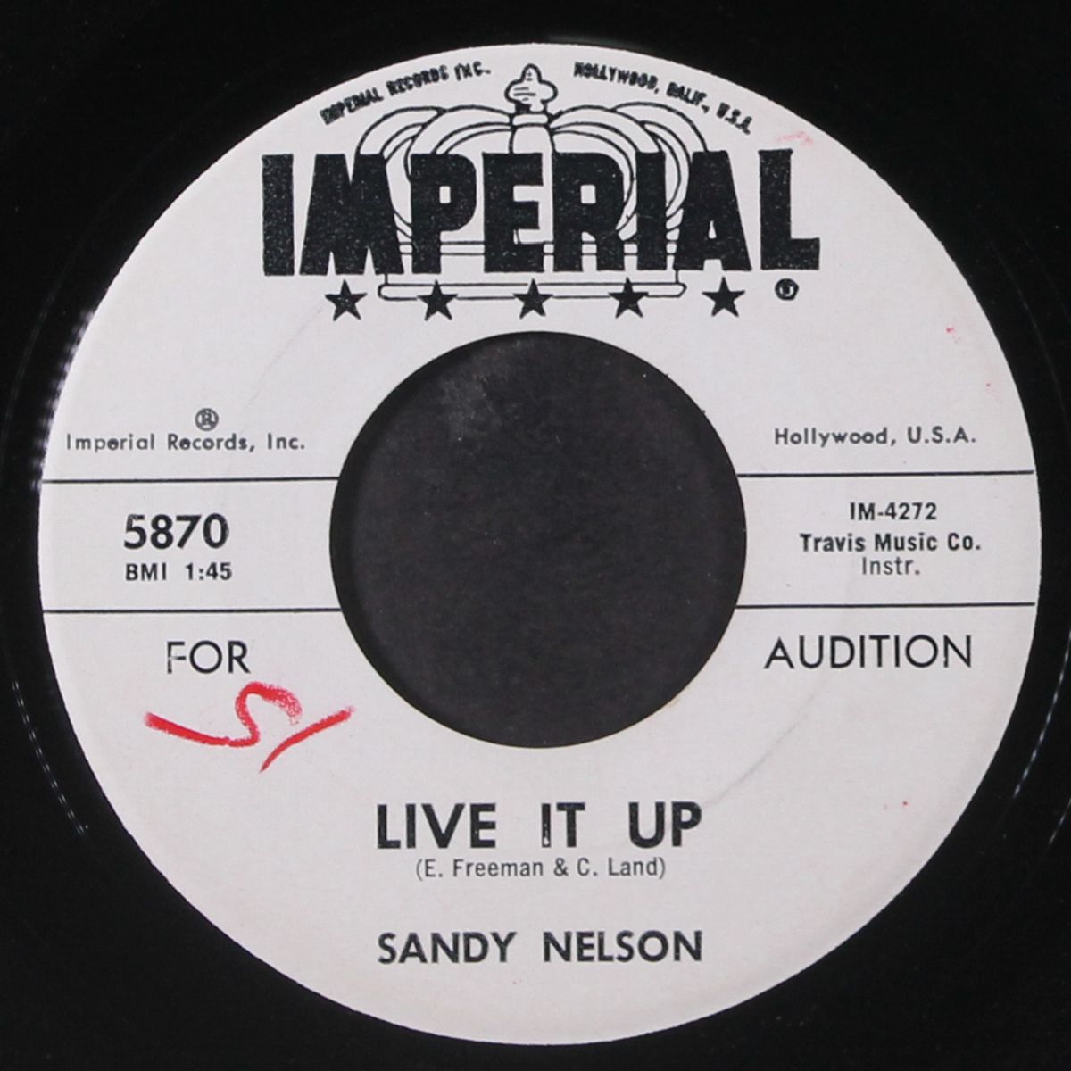 and then there were drums / live it up by SANDY NELSON