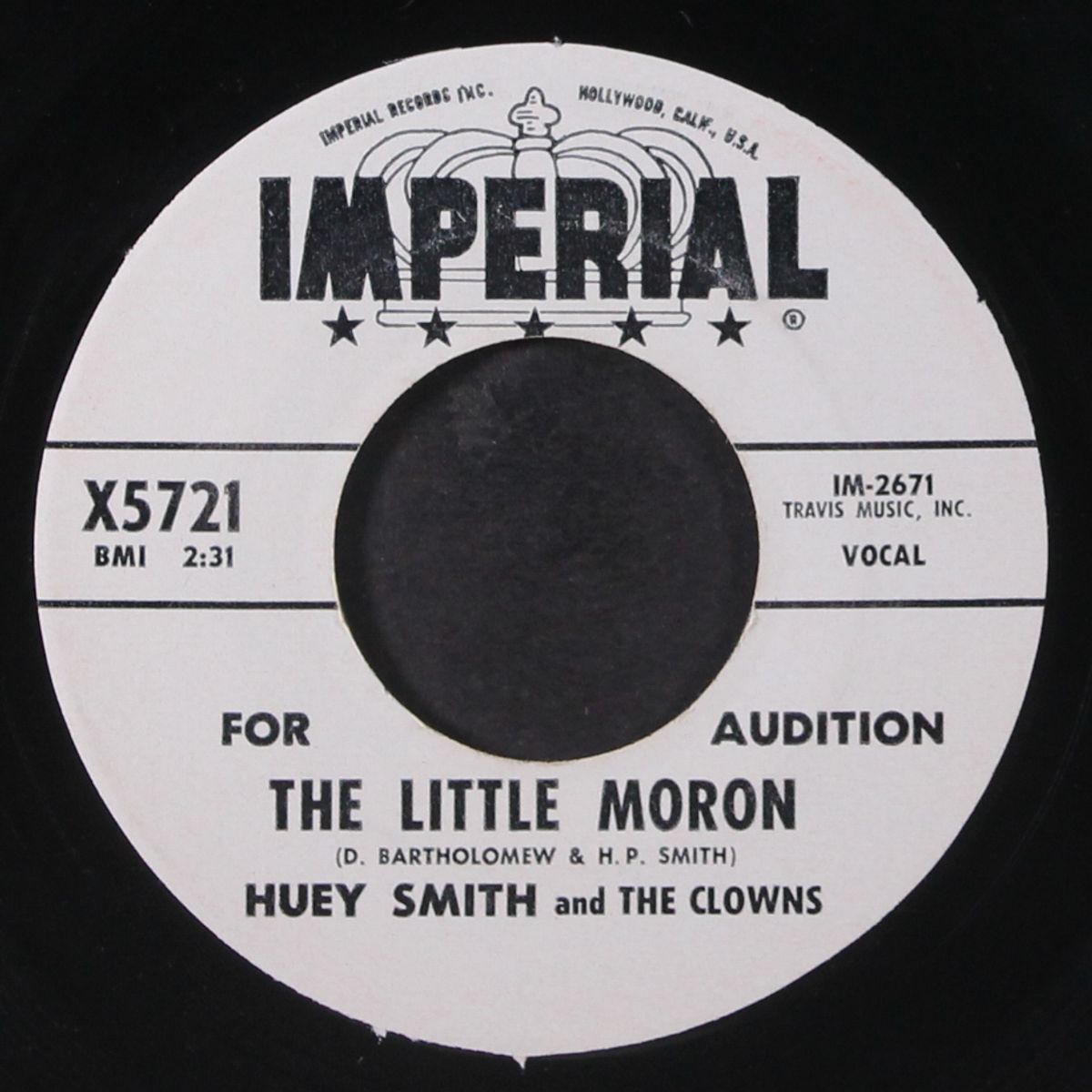 someone to love / the little moron by HUEY SMITH