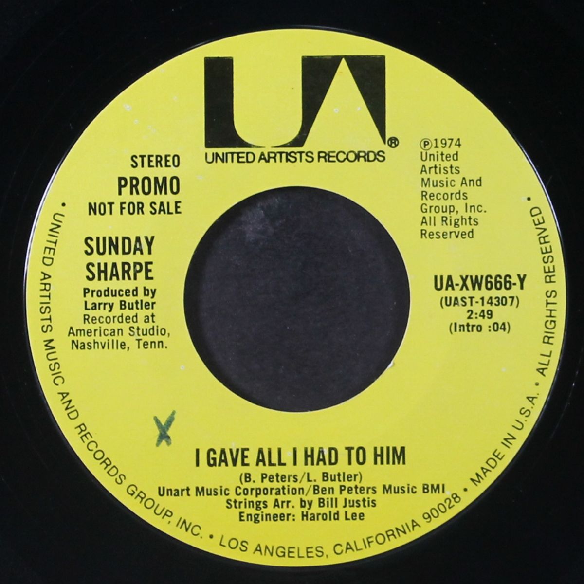 i gave all i had to him by SUNDAY SHARPE