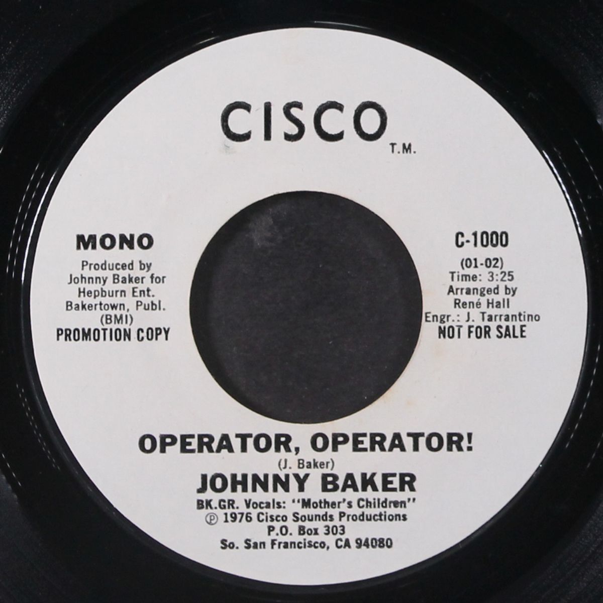 operator operator / mono by JOHNNY BAKER