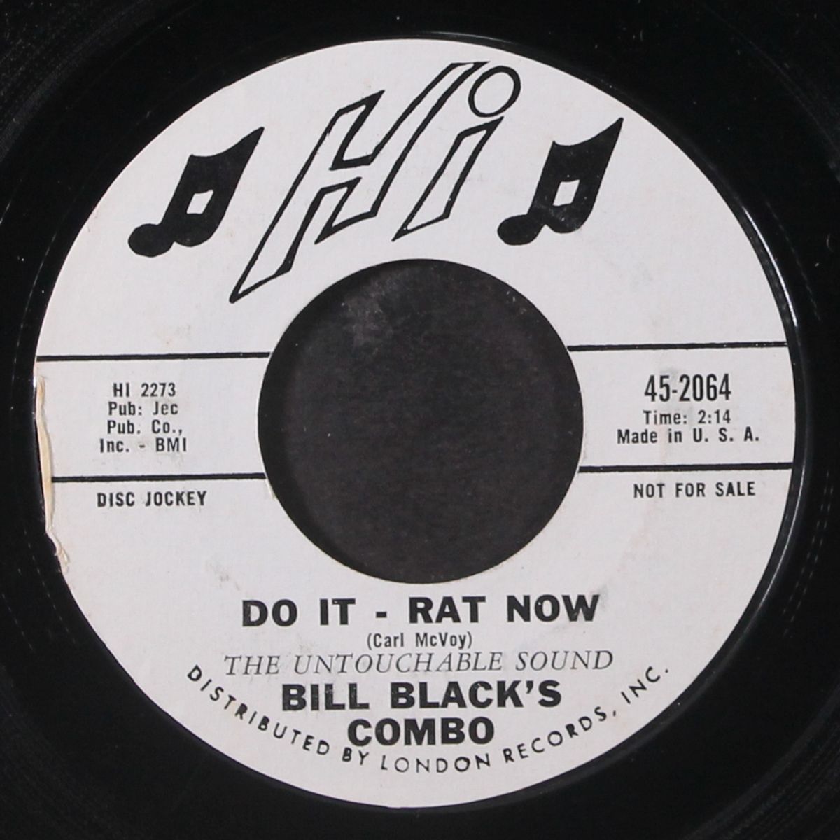 do it rat now by BILL BLACK'S COMBO
