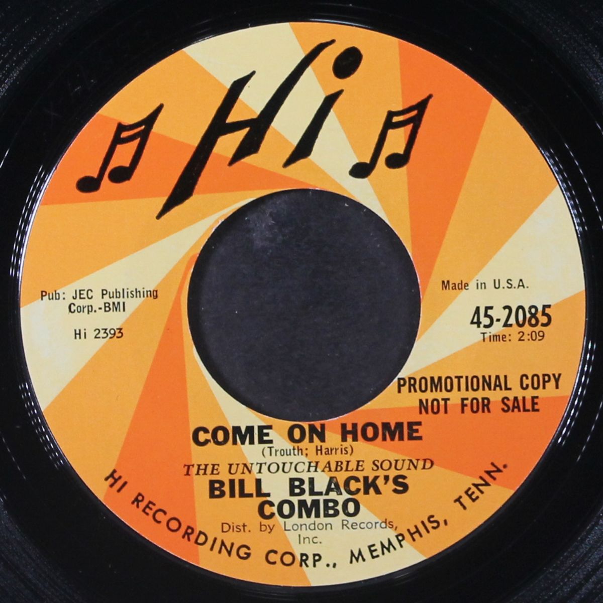he'll have to go by BILL BLACK'S COMBO