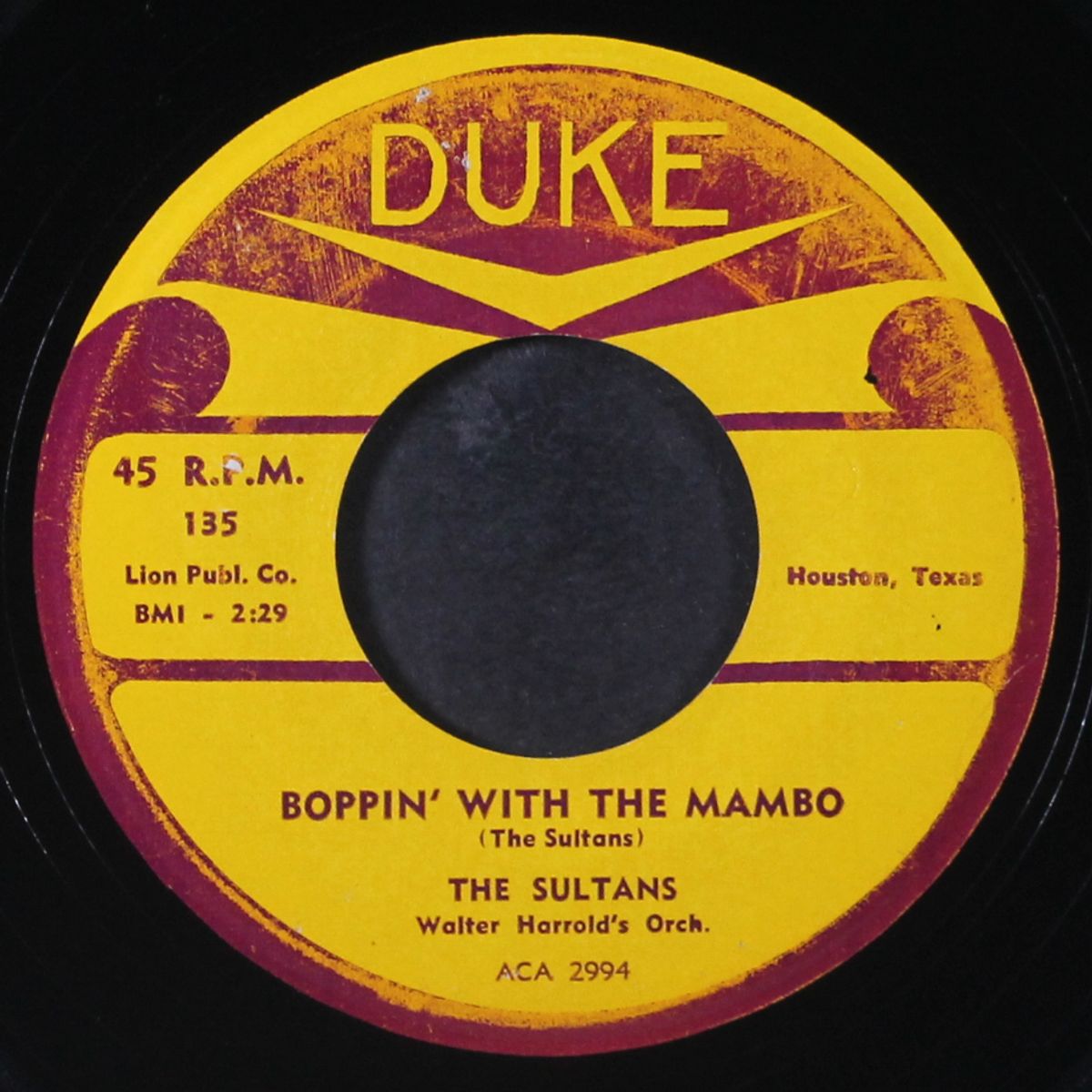 boppin' with the mambo / what makes me feel this way by SULTANS