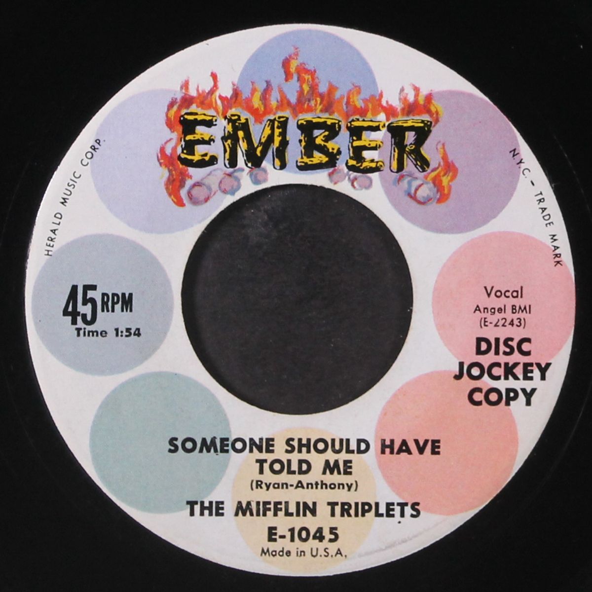 i do / someone should have told me by MIFFLIN TRIPLETS