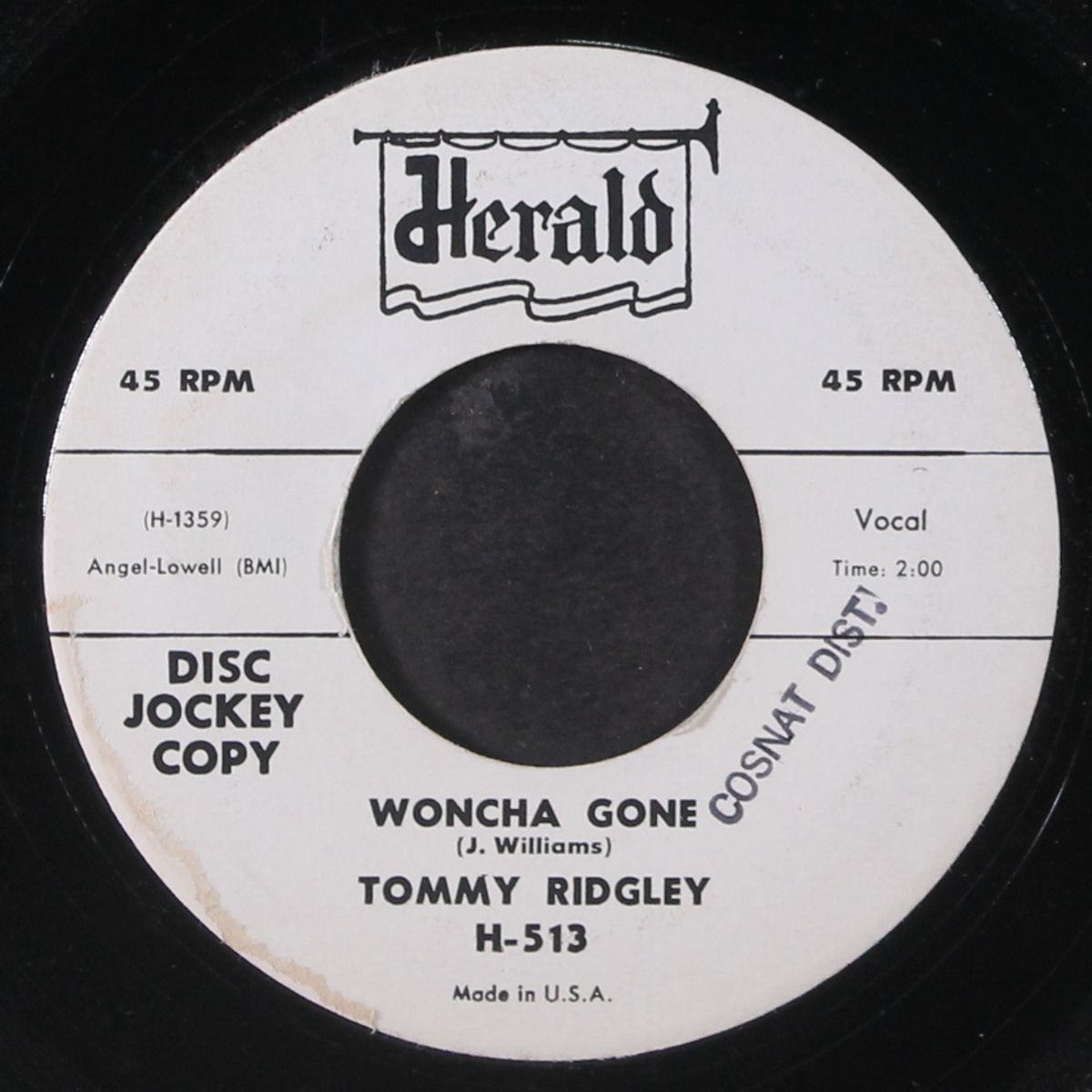 woncha gone by TOMMY RIDGLEY