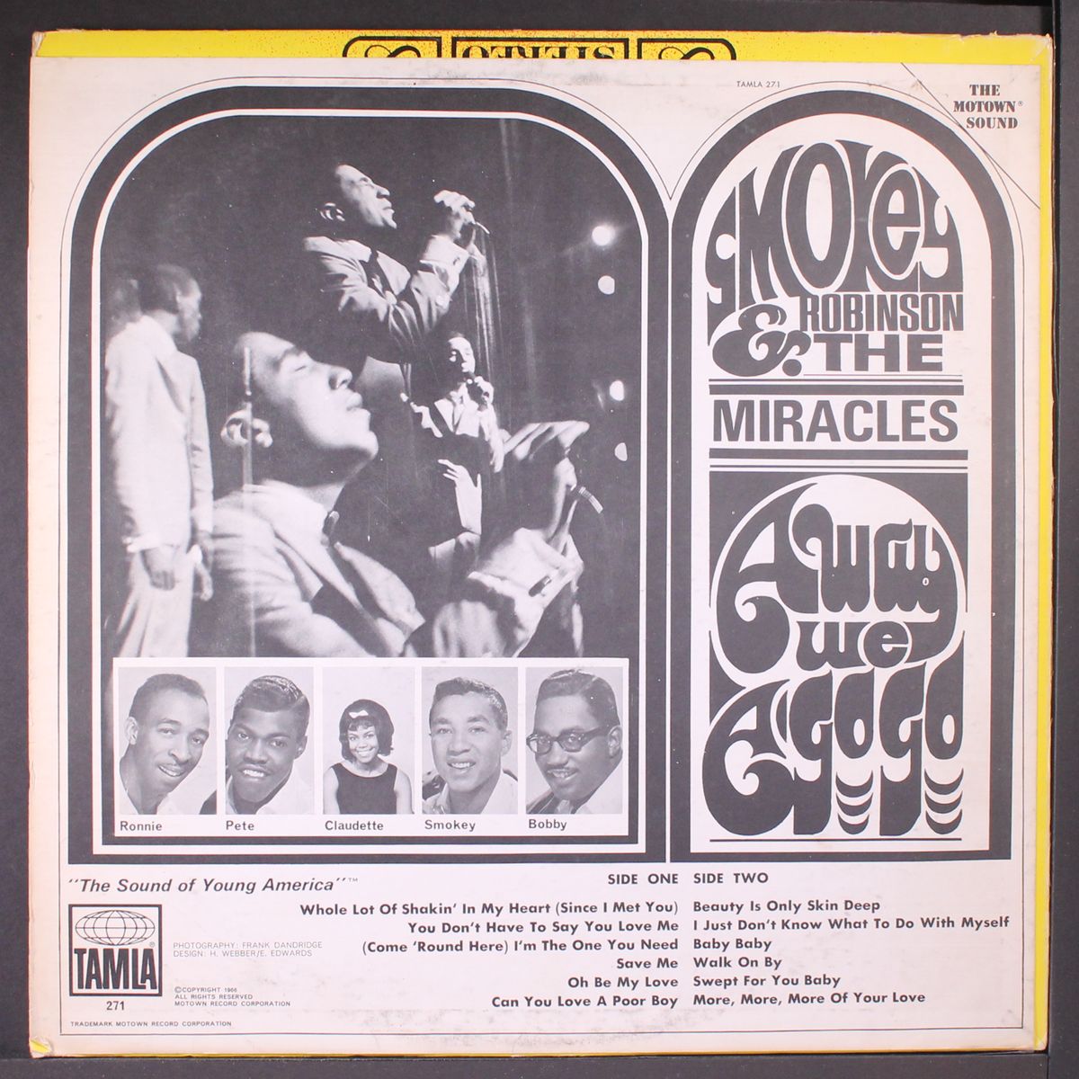 away we a go-go by SMOKEY ROBINSON & MIRACLES